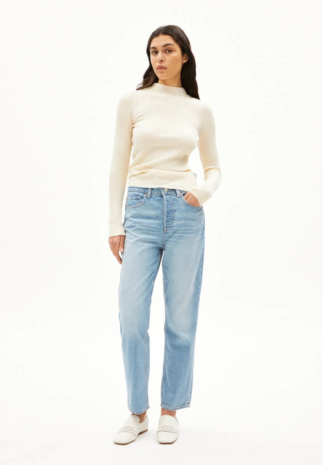 ARMEDANGELS - ALAANIA Strickpullover • oatmilk - ROSA ECK Concept Store