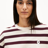 ARMEDANGELS - FRANKAA MAARLEN STRIPE Sweatshirt • undyed - dark cranberry - Pullover - ROSA ECK