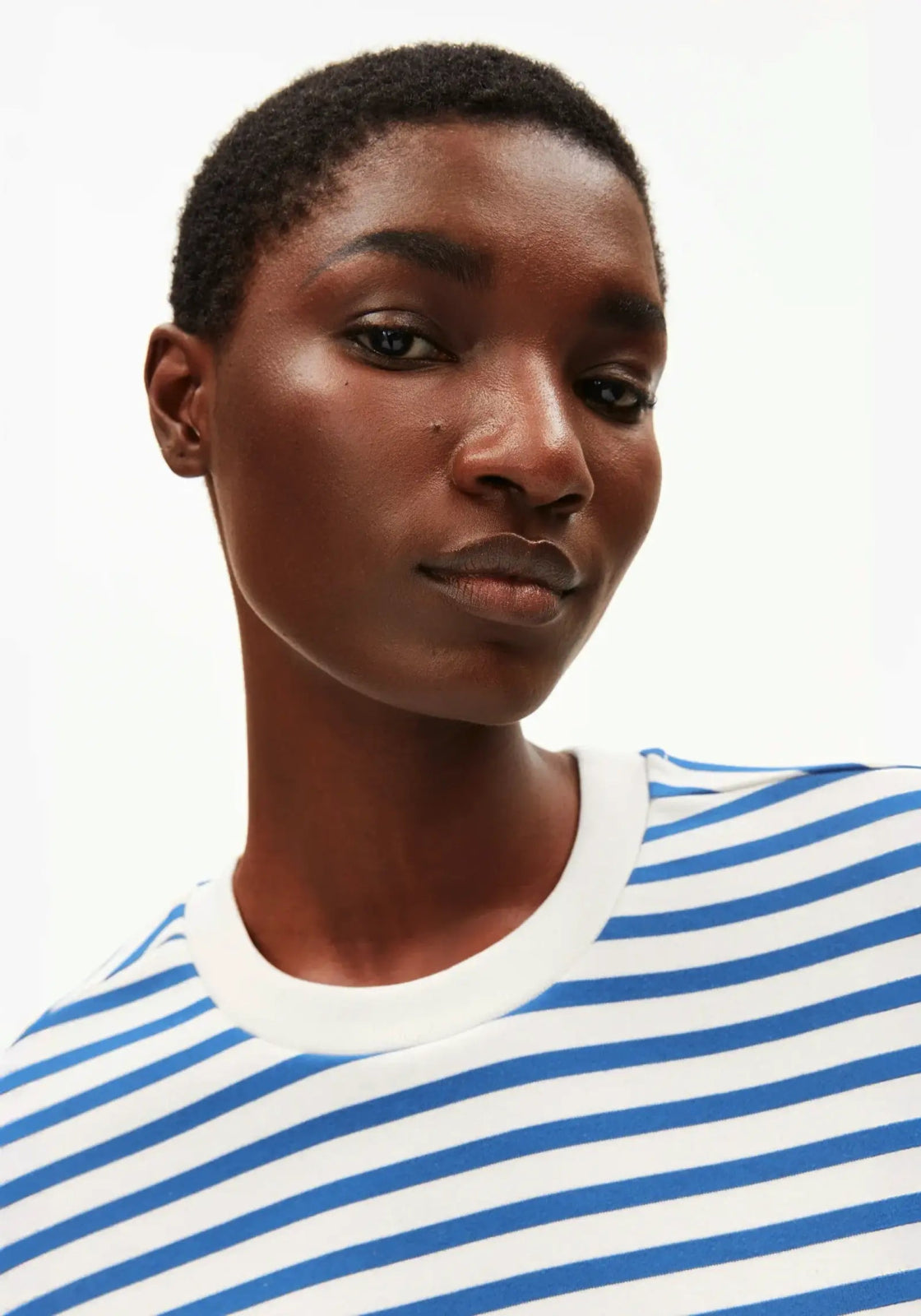 ARMEDANGELS - FRANKAA MAARLEN STRIPE Sweatshirt • undyed - dark morning - ROSA ECK Concept Store