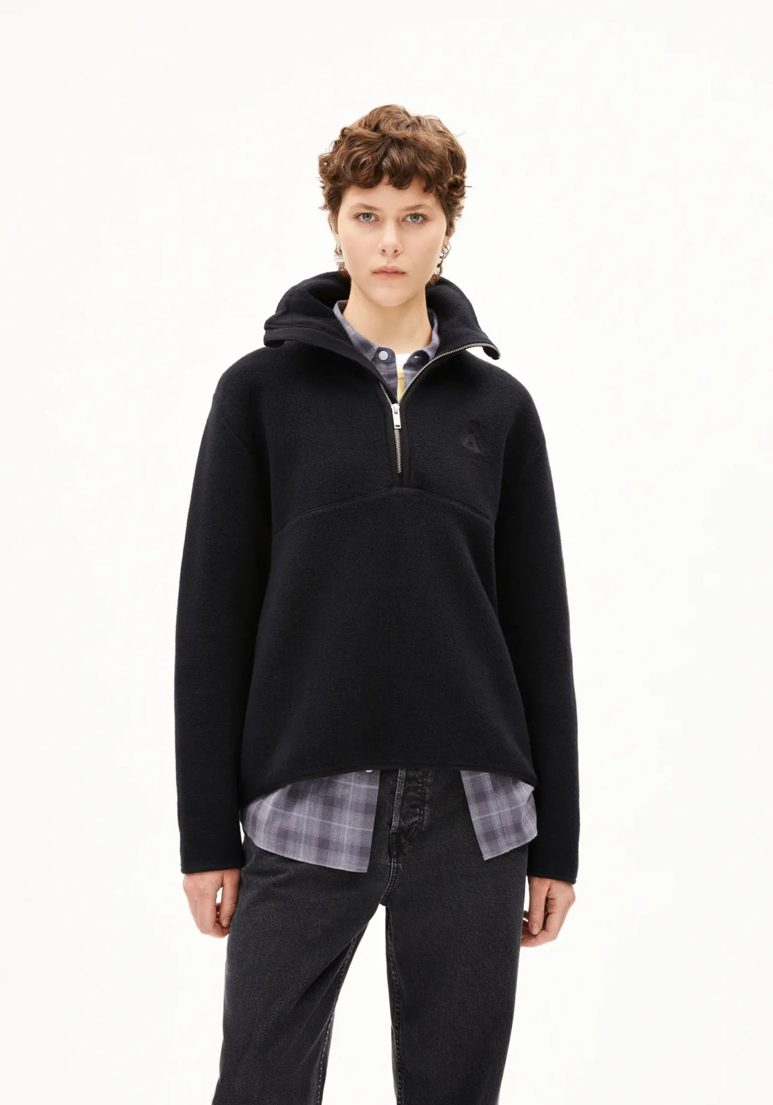 ARMEDANGELS - HAARLEENAA Fleecepullover • black - ROSA ECK Concept Store