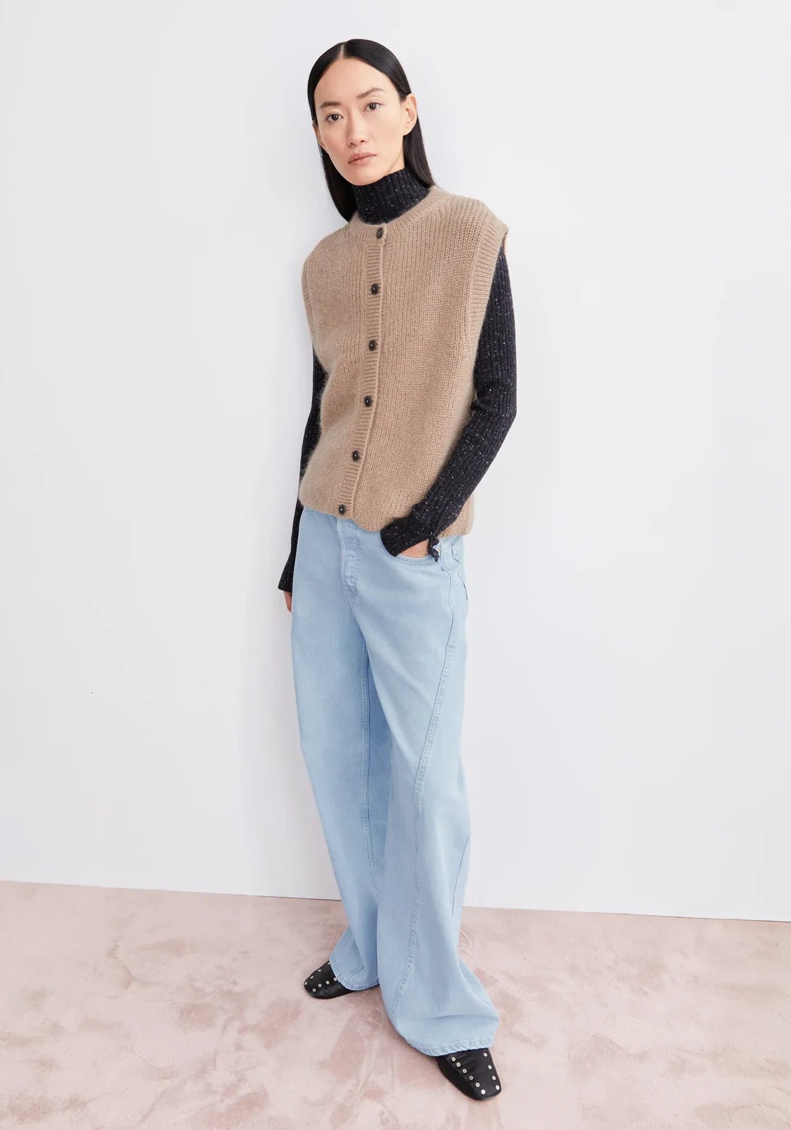 ARMEDANGELS - HELGEAA PREMIUM Top • true camel - Top - ROSA ECK