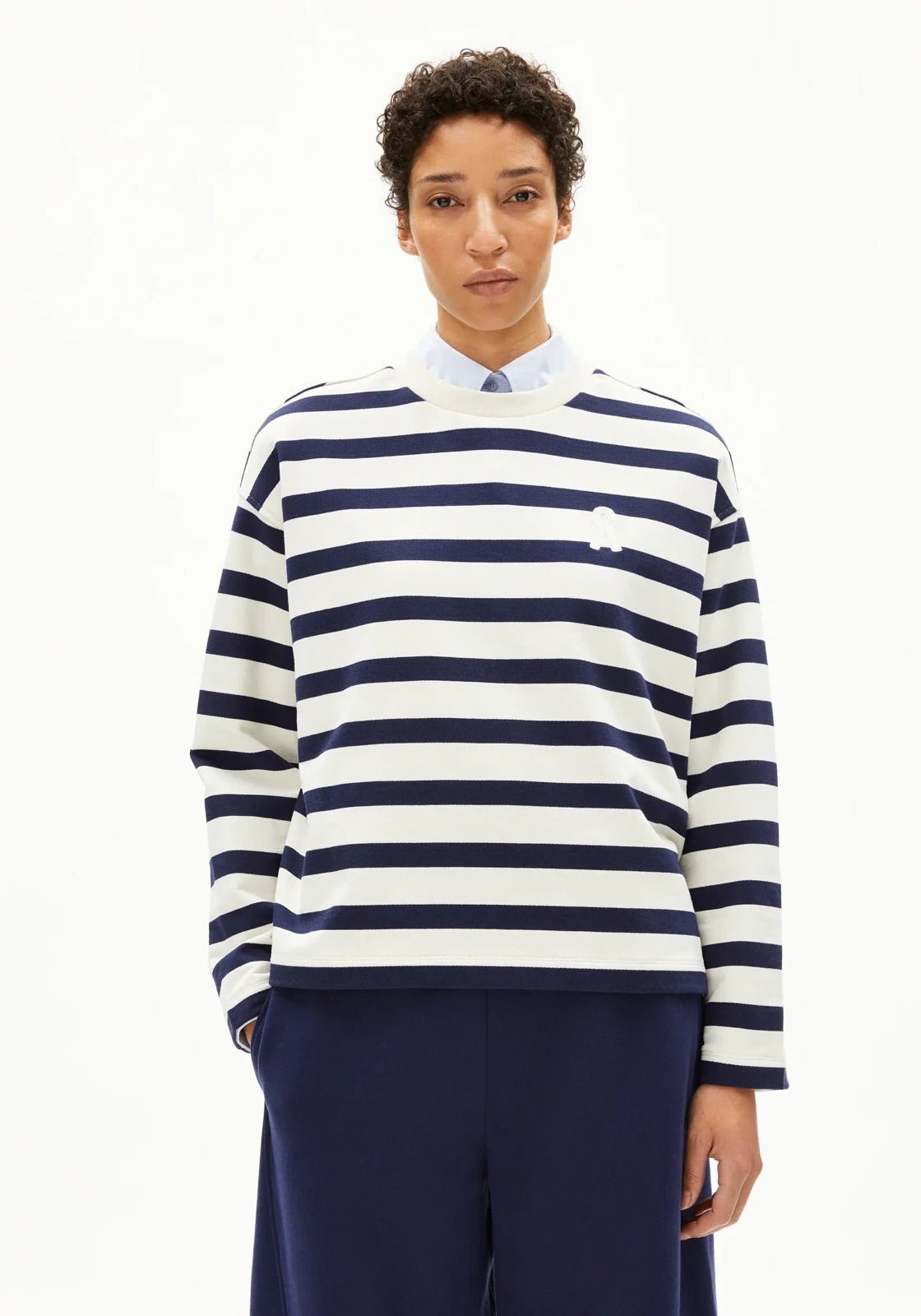 ARMEDANGELS - ICONIC Å FRANKAA BOLD Pullover • undyed - tinted navy - Pullover - ROSA ECK