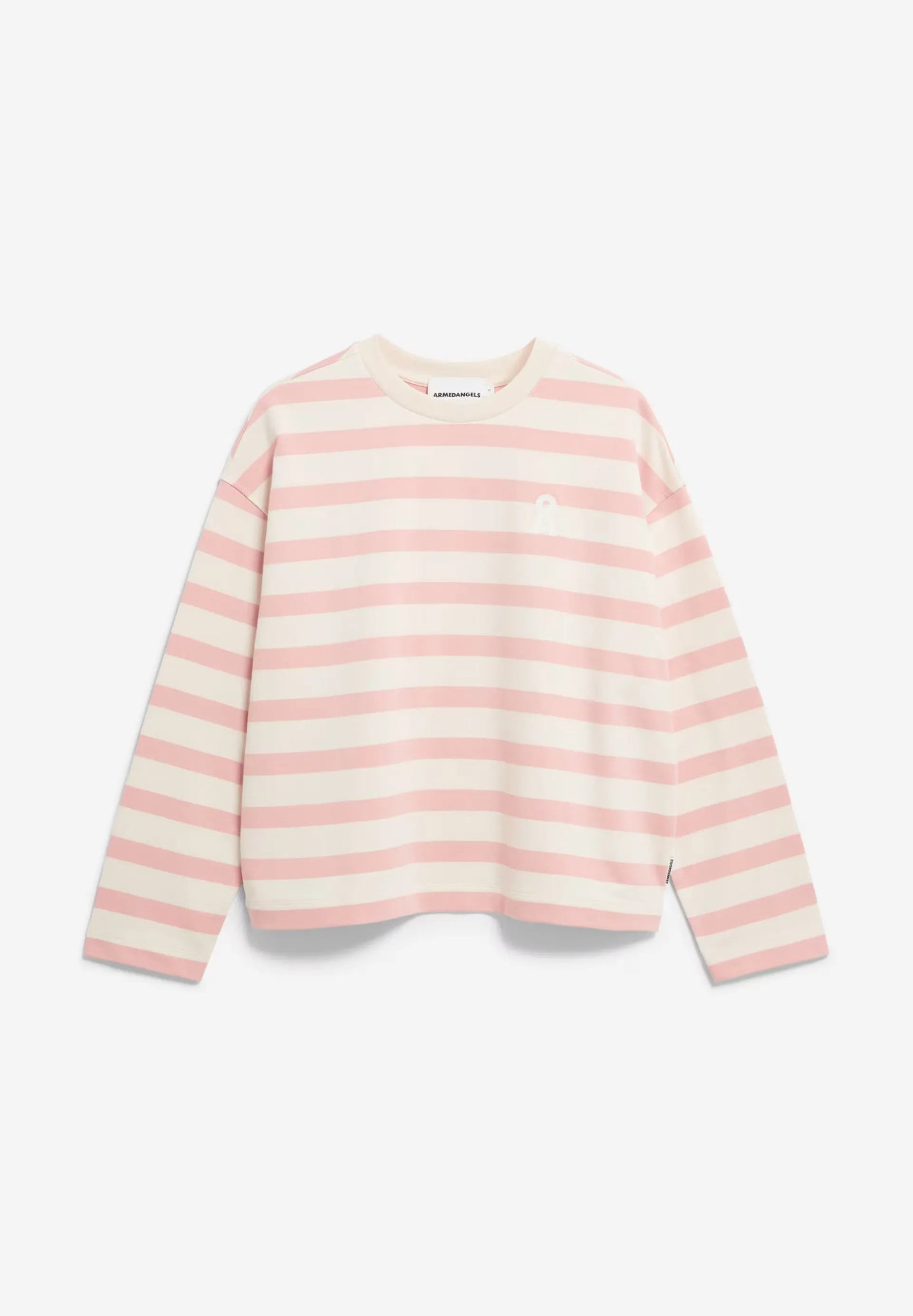 ARMEDANGELS - ICONIC Å FRANKAA BOLD Sweatshirt aus Bio - Baumwolle | undyed - rosalilly - Sweater - ROSA ECK -