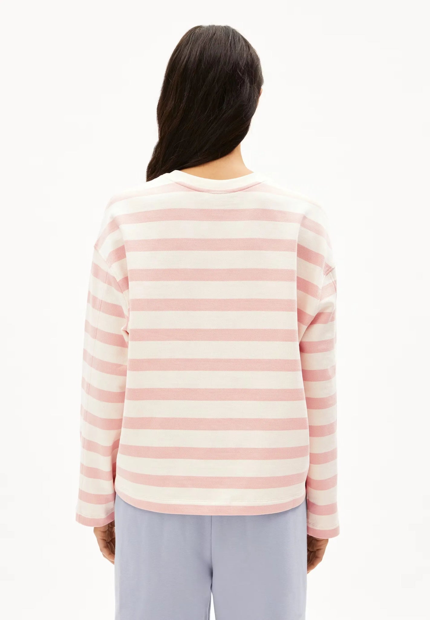 ARMEDANGELS - ICONIC Å FRANKAA BOLD Sweatshirt aus Bio - Baumwolle | undyed - rosalilly - Sweater - ROSA ECK -