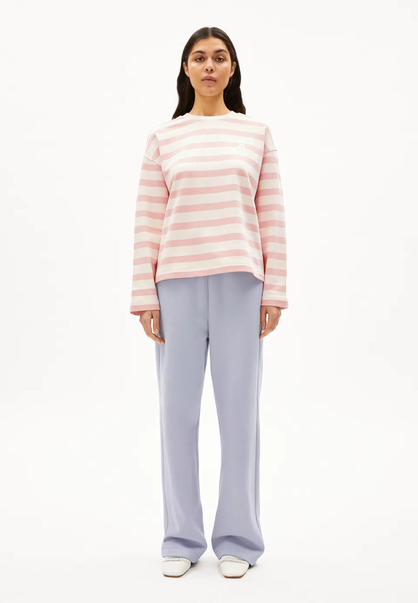 ARMEDANGELS - ICONIC Å FRANKAA BOLD Sweatshirt aus Bio - Baumwolle | undyed - rosalilly - Sweater - ROSA ECK -