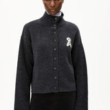 ARMEDANGELS - ICONIC Å MONALAA BOUCLÉ Strickpullover • Steel Melange Oatmilk - Pullover - ROSA ECK