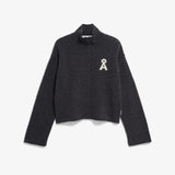 ARMEDANGELS - ICONIC Å MONALAA BOUCLÉ Strickpullover • Steel Melange Oatmilk - Pullover - ROSA ECK