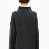 ARMEDANGELS - ICONIC Å RAMONAA BOUCLÉ Strickjacke • Steel Melange Oatmilk - Cardigan - ROSA ECK
