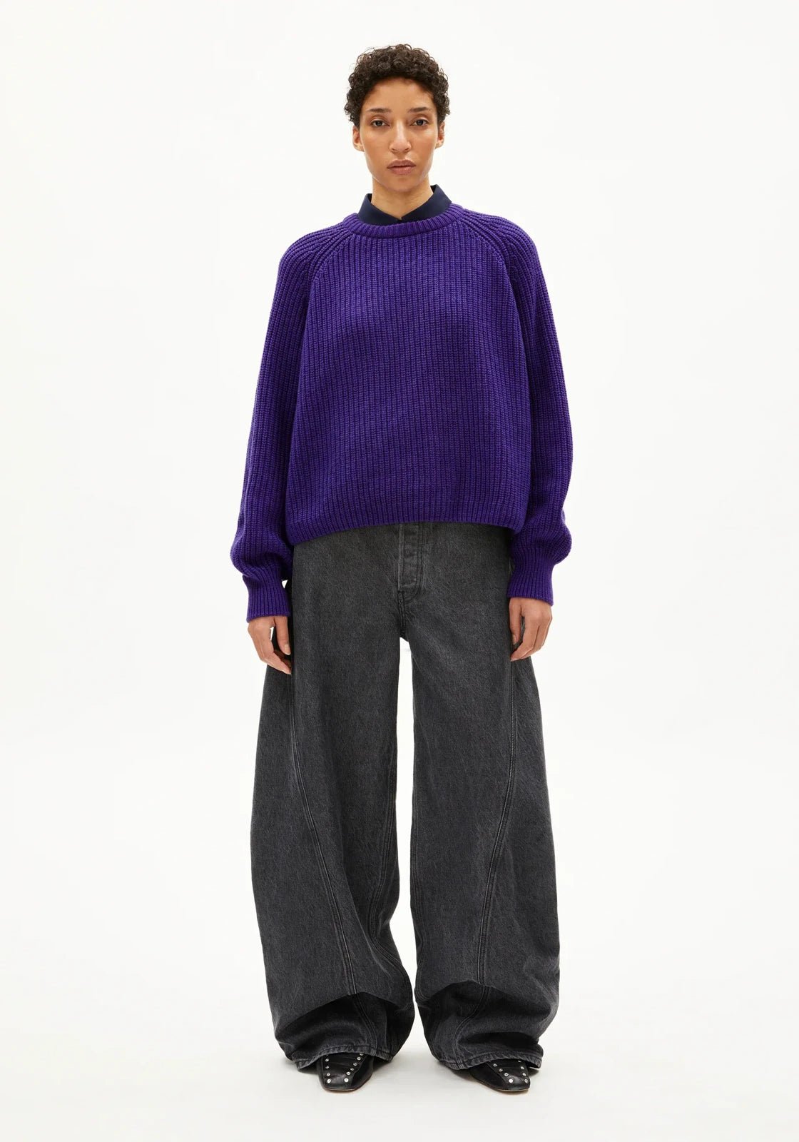 ARMEDANGELS - KAAGI Pullover • indigo lilac - Pullover - ROSA ECK