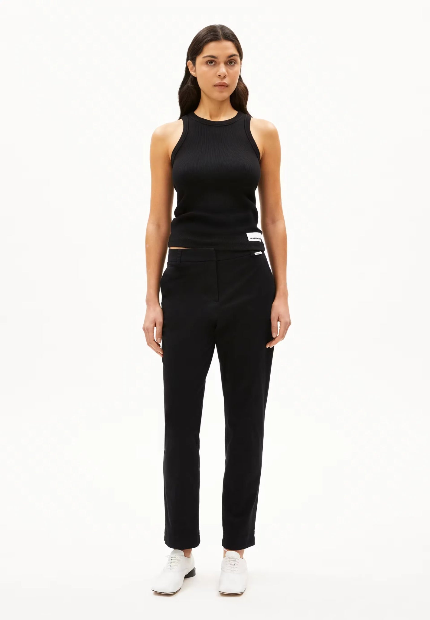 ARMEDANGELS - KANITAA Ripp - Top aus Bio - Baumwoll - Mix | black - Top - ROSA ECK -