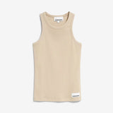 ARMEDANGELS - KANITAA Ripp - Top aus Bio - Baumwoll - Mix | gravel - Top - ROSA ECK -