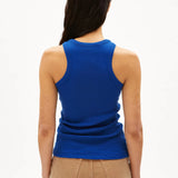 ARMEDANGELS - KANITAA Ripp - Top aus Bio - Baumwoll - Mix | lapis blue - Top - ROSA ECK -