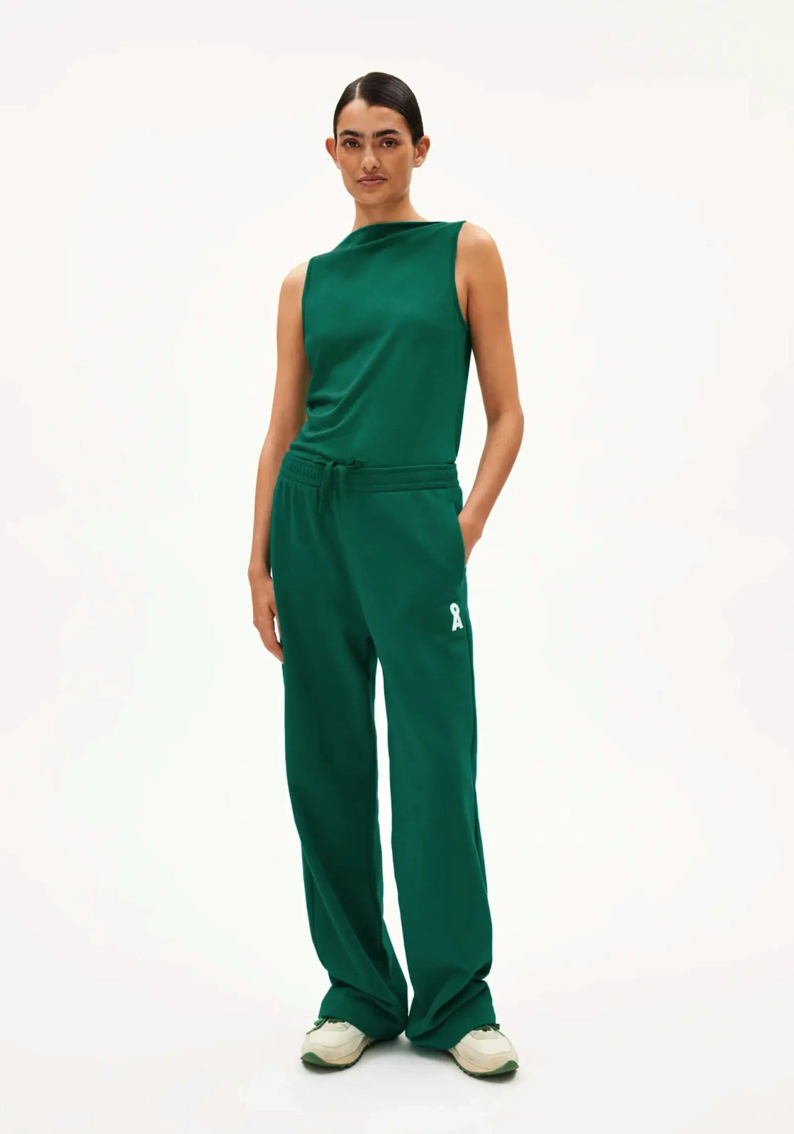 ARMEDANGELS - LAMINIAA Top • emerald green - ROSA ECK Concept Store