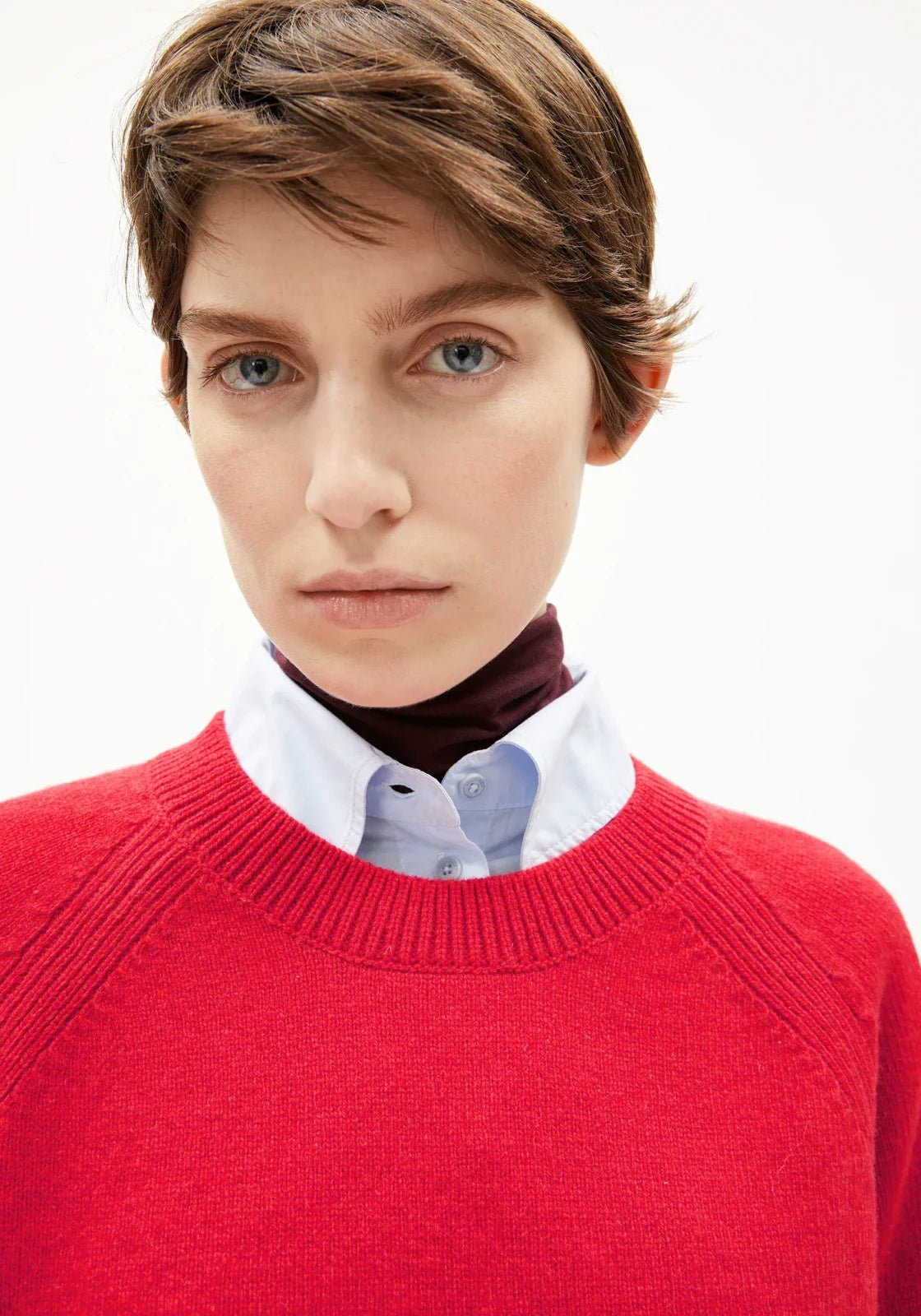 ARMEDANGELS - LILIRIAA REGLANA Pullover • candy apple - Pullover - ROSA ECK