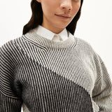 ARMEDANGELS - MAYRAA VANISE Strickpullover • black - off white - ROSA ECK Concept Store