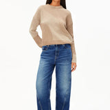 ARMEDANGELS - MAYRAA VANISE Strickpullover • camel melange - oatmilk - Pullover - ROSA ECK