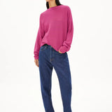 ARMEDANGELS - MERINAA LINKS LINKS Pullover aus Bio - Baumwolle | crushed berry - Sweater - ROSA ECK -