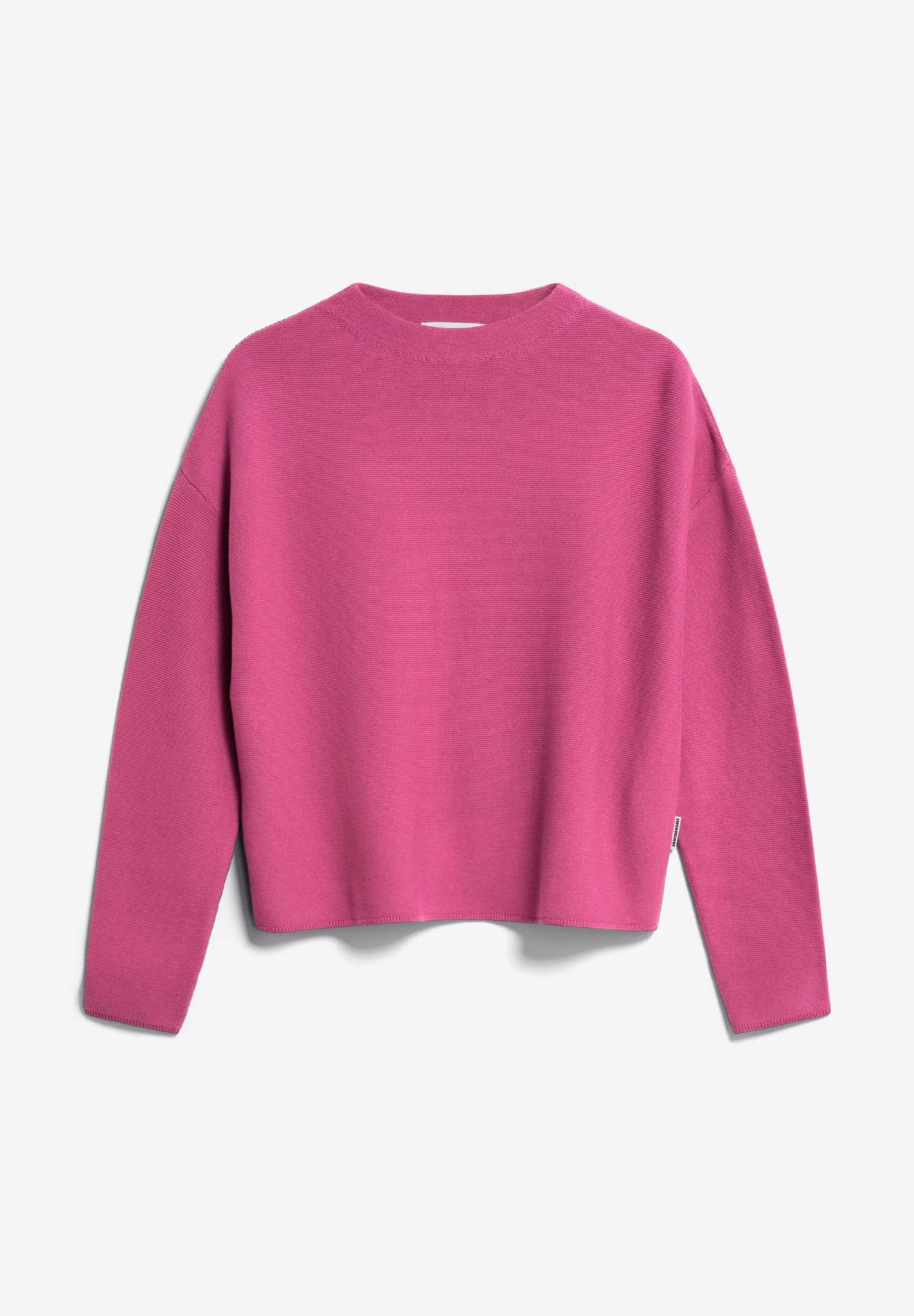 ARMEDANGELS - MERINAA LINKS LINKS Pullover aus Bio - Baumwolle | crushed berry - Sweater - ROSA ECK -