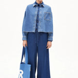 ARMEDANGELS - NALAANI Jeansbluse • sea foam - Hemd - ROSA ECK Concept Store