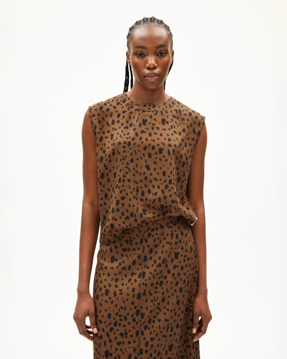 ARMEDANGELS - NERAALI LEOPAA Bluse aus TENCEL™ Lyocell - Top - ROSA ECK Concept Store