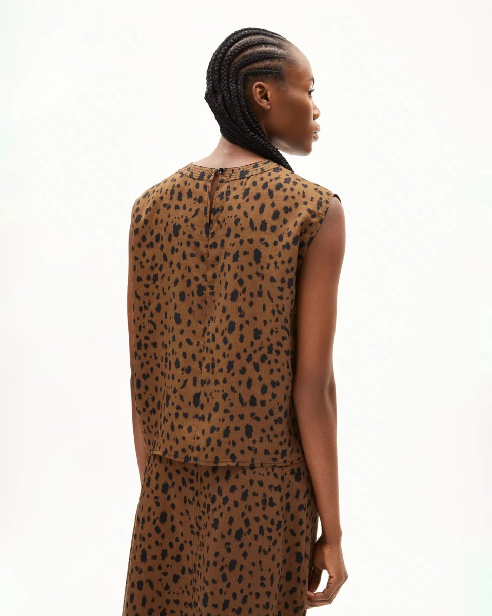 ARMEDANGELS - NERAALI LEOPAA Bluse aus TENCEL™ Lyocell - Top - ROSA ECK Concept Store