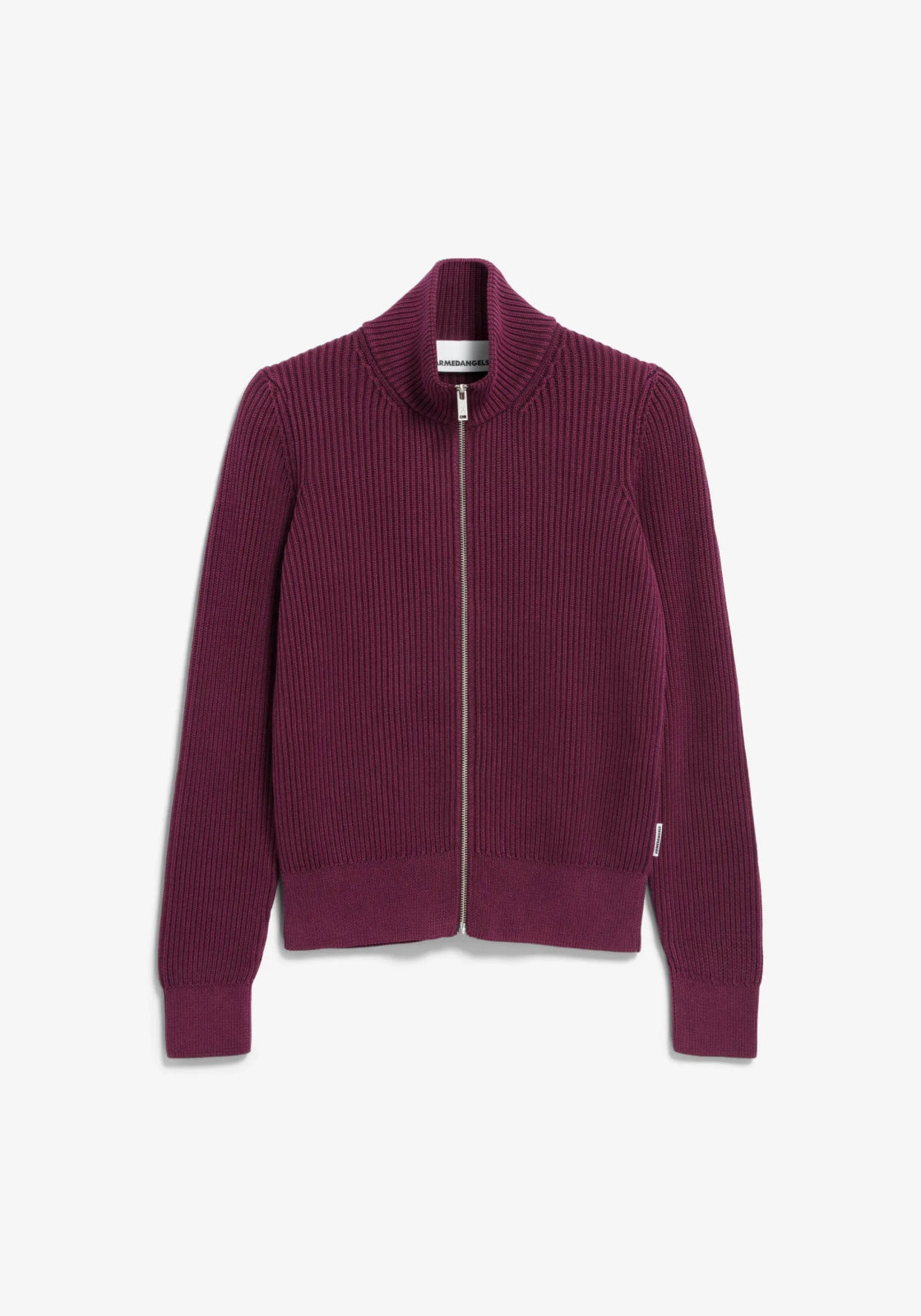 ARMEDANGELS - REBECCAA Strickcardigan • Dark Cranberry - Cardigan - ROSA ECK