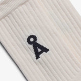 ARMEDANGELS - SAAMUS BOLD Socken • oatmilk - black - Socken - ROSA ECK Concept Store