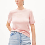 ARMEDANGELS - SILJIAAS Strickshirt aus Bio - Baumwoll - Mix | rosalilly - Shirt - ROSA ECK -