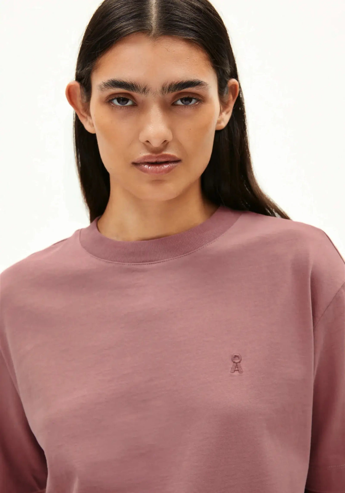 ARMEDANGELS - TARJAA Heavyweight T‑Shirt • light berry - ROSA ECK Concept Store