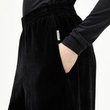 ARMEDANGELS - VATINAA VELVET Hose • black - Hose - ROSA ECK