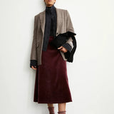 ARMEDANGELS - VOLAGAA VELVET Rock • dark cranberry - Rock - ROSA ECK