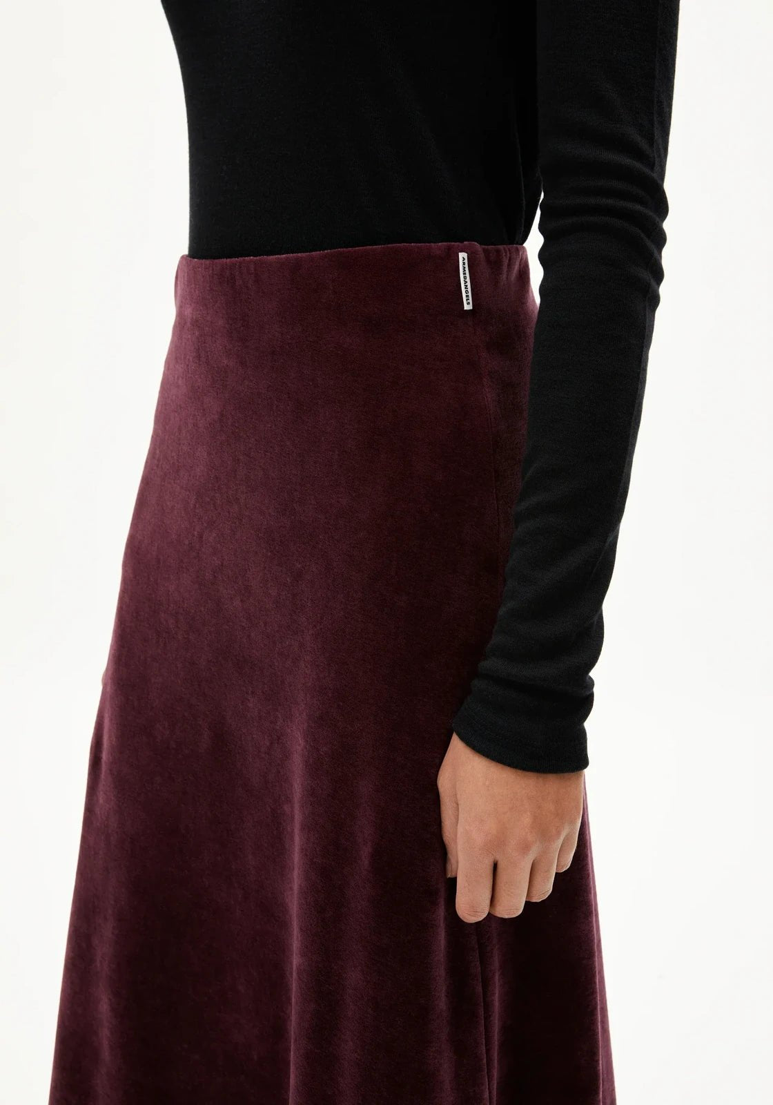 ARMEDANGELS - VOLAGAA VELVET Rock • dark cranberry - Rock - ROSA ECK