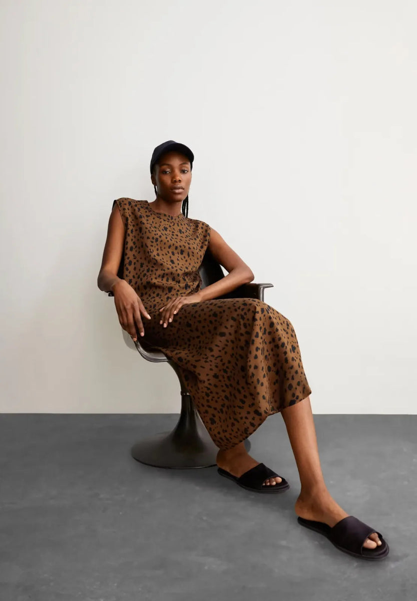 ARMEDANGELS - WOLAARIA LEOPAA Rock • dark camel - Rock - ROSA ECK Concept Store