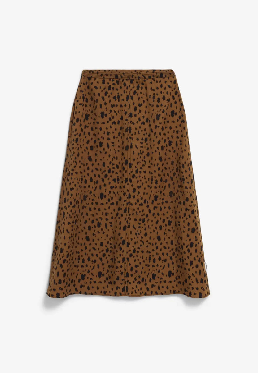 ARMEDANGELS - WOLAARIA LEOPAA Rock • dark camel - Rock - ROSA ECK Concept Store