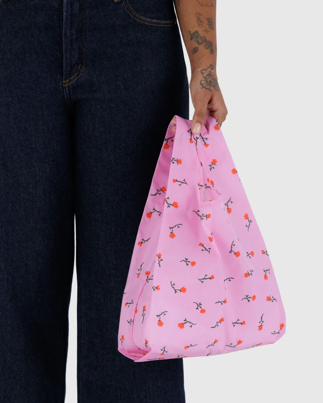 BAGGU - BABY BAGGU Einkaufstasche • Painted Wildflower - Tasche - ROSA ECK Concept Store