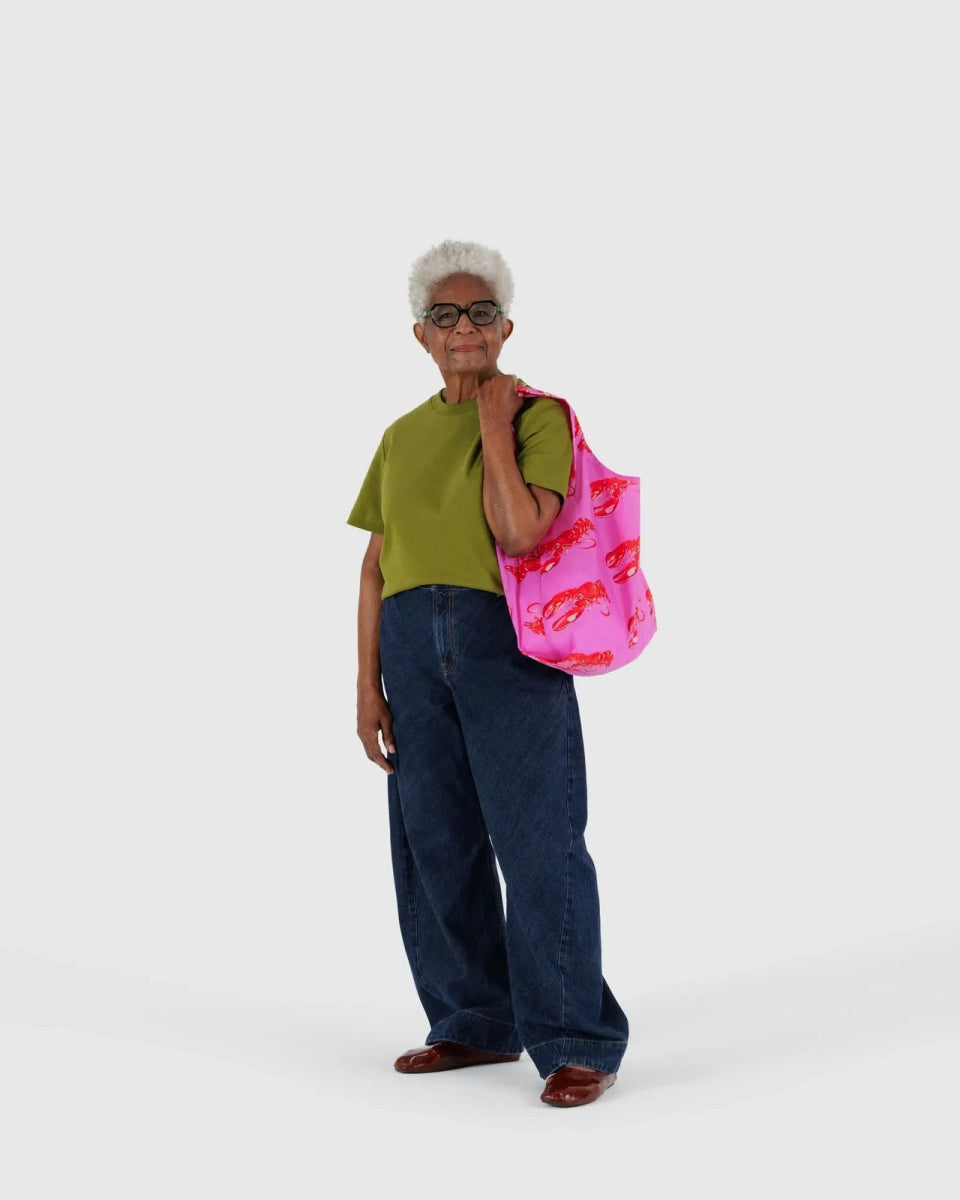 BAGGU - STANDARD BAGGU Einkaufstasche • Pink Lobster - Tasche - ROSA ECK Concept Store