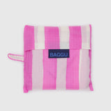 BAGGU - STANDARD BAGGU Einkaufstasche • Pink Painted Stripe - Tasche - ROSA ECK Concept Store