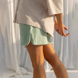 BONGUSTA - NARAM Gym Shorts • silver sage - Short - ROSA ECK Concept Store