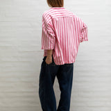 BONGUSTA - NARAM Oversized Shirt | baby pink & ski patrol - Shirt - ROSA ECK -