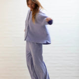 BONGUSTA - NARAM Oversized Shirt | lavender blue - Shirt - ROSA ECK -