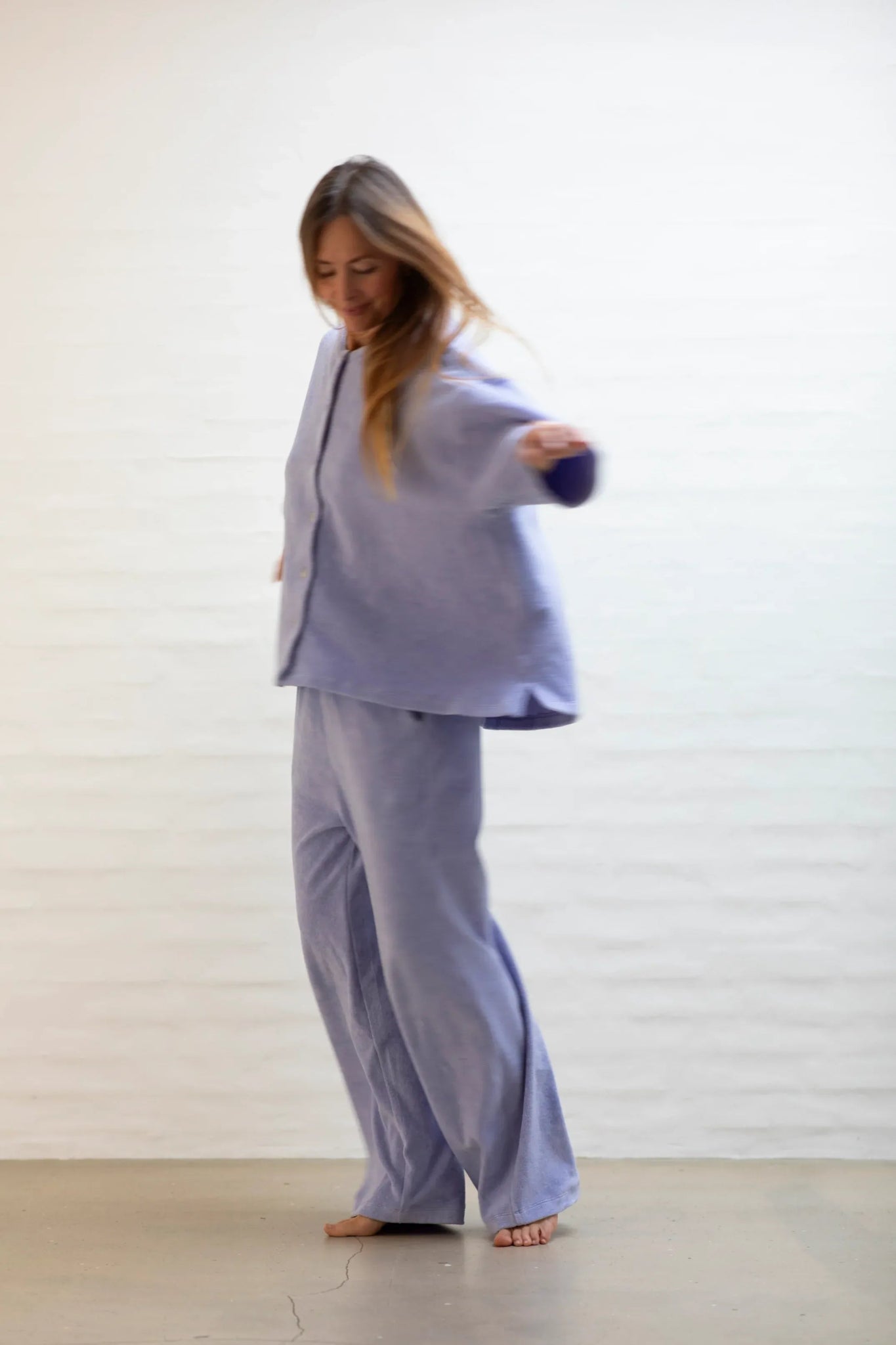 BONGUSTA - NARAM Oversized Shirt | lavender blue - Shirt - ROSA ECK -