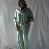 BONGUSTA - NARAM Oversized Shirt • silver sage - Shirt - ROSA ECK Concept Store