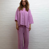 BONGUSTA - NARAM Oversized Shirt | soft fuchsia - Shirt - ROSA ECK -