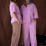 BONGUSTA - NARAM Oversized Shirt | soft fuchsia - Shirt - ROSA ECK -