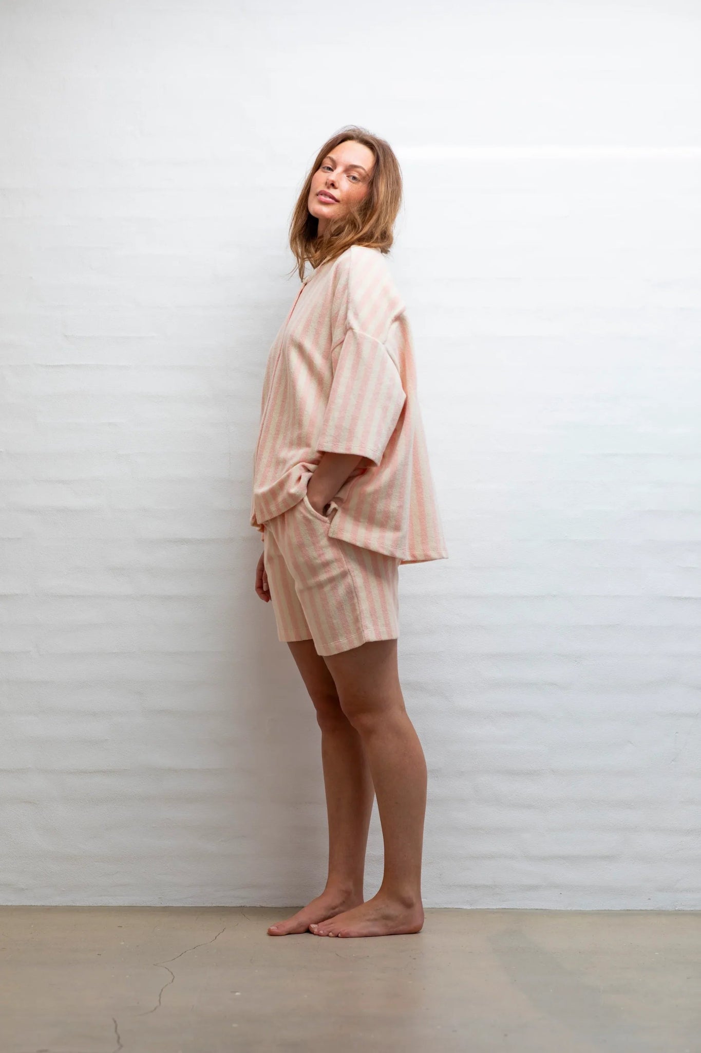 BONGUSTA - NARAM Oversized Shirt | tropical & creme - Shirt - ROSA ECK -