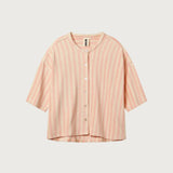BONGUSTA - NARAM Oversized Shirt | tropical & creme - Shirt - ROSA ECK -