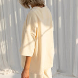 BONGUSTA - NARAM Oversized Shirt • vanilla - Shirt - ROSA ECK Concept Store