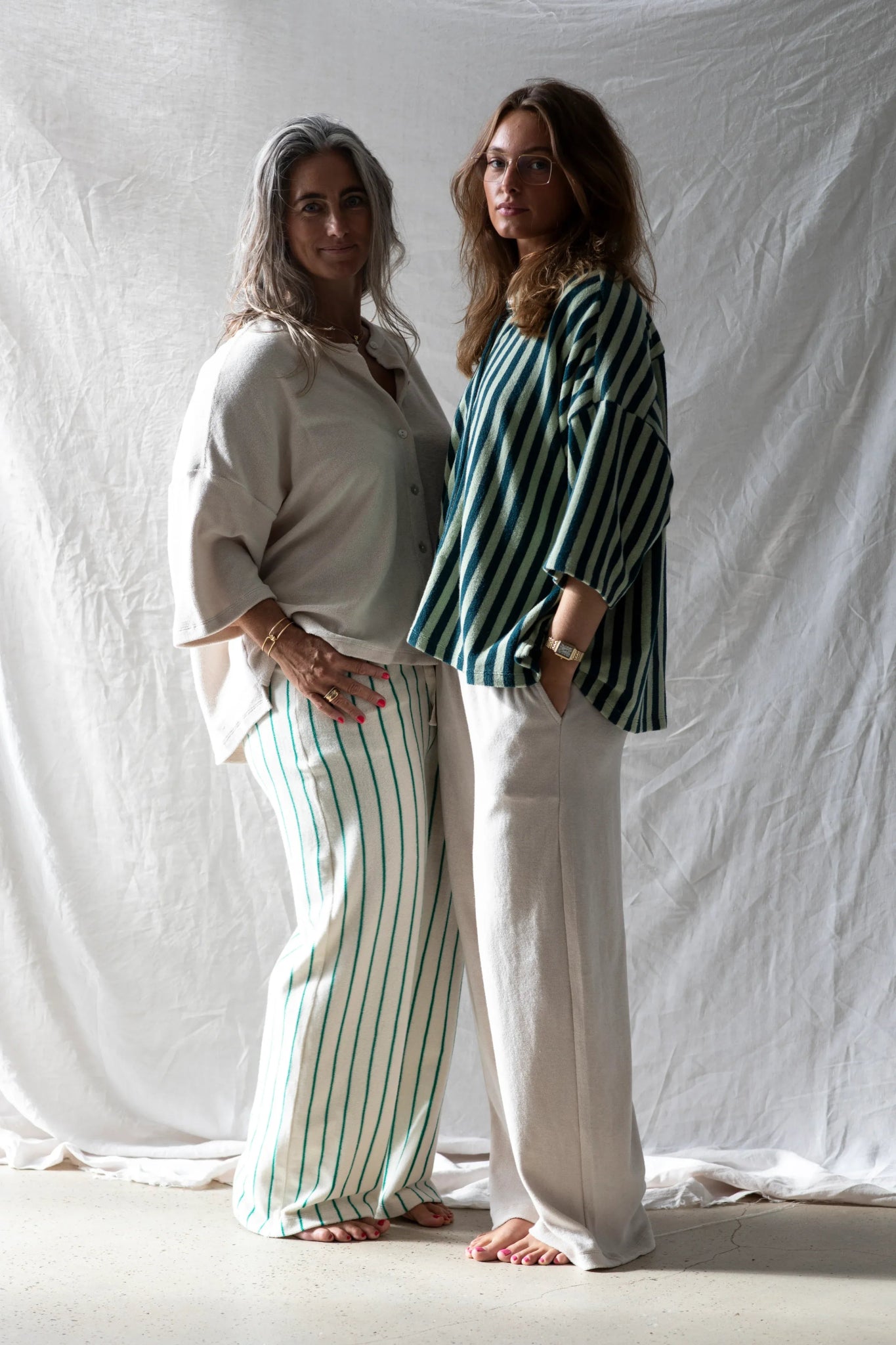BONGUSTA - NARAM Pants | moonbeam - Hose - ROSA ECK -
