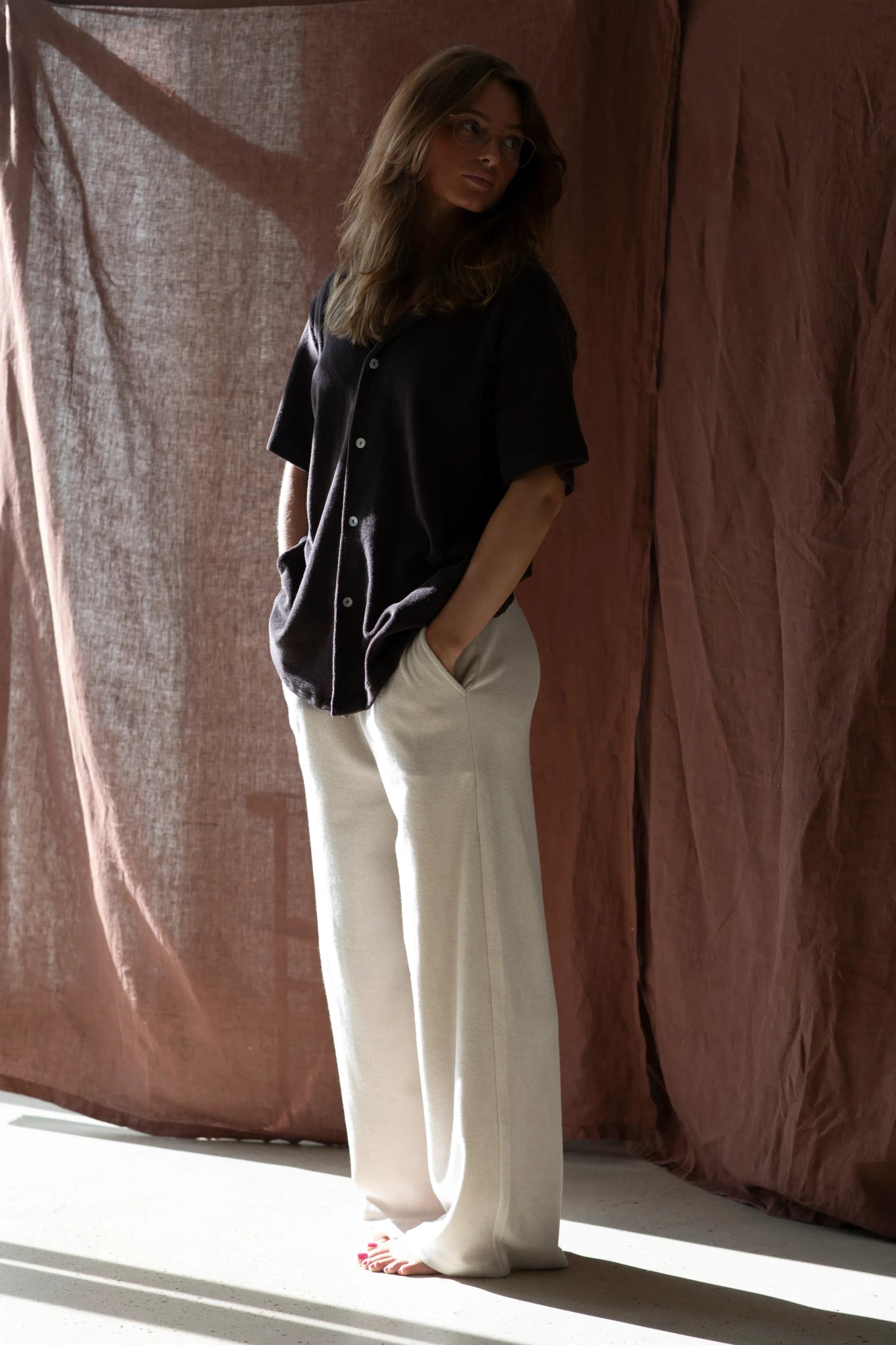 BONGUSTA - NARAM Pants | moonbeam - Hose - ROSA ECK -