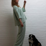 BONGUSTA - NARAM Pants • silver sage - Hose - ROSA ECK Concept Store